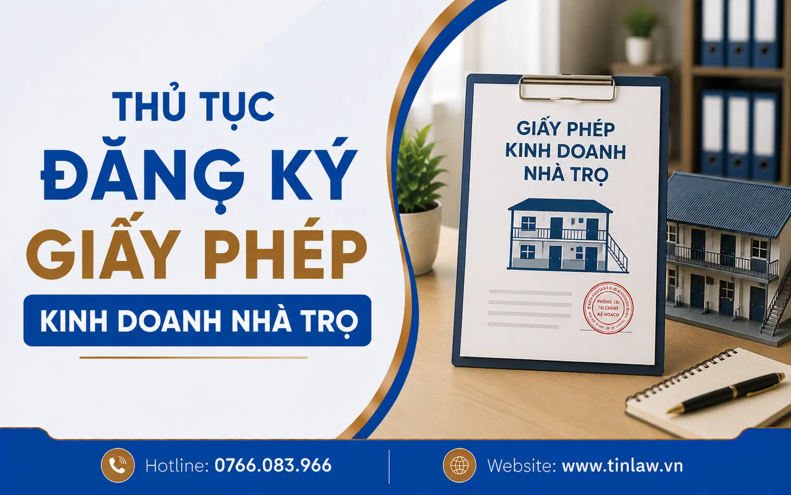 Thủ tục đăng ký giấy phép kinh doanh nhà trọ mới nhất 2026