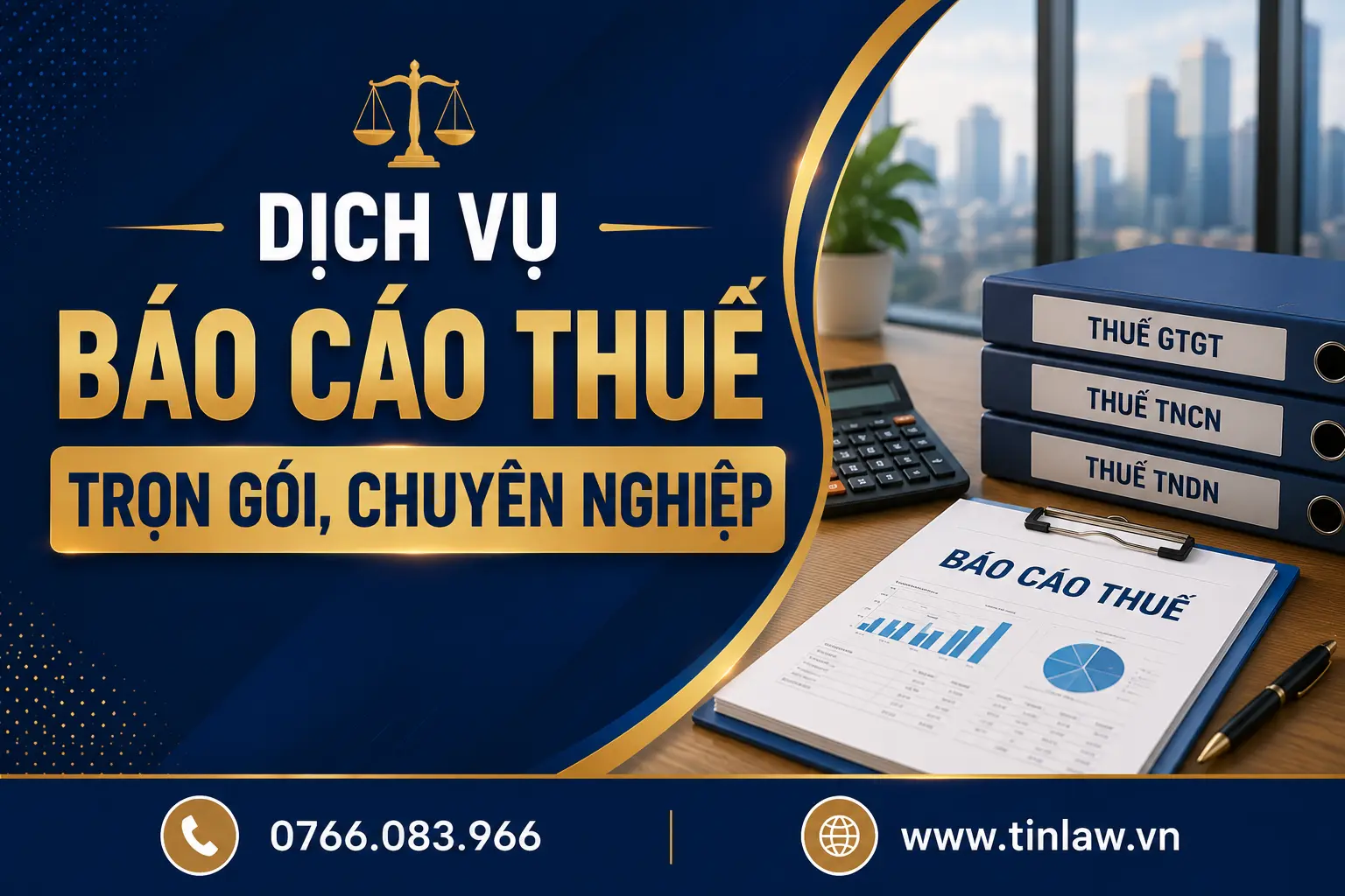 Dịch vụ báo cáo thuế trọn gói, chuyên nghiệp – Chỉ từ 800.000 VND
