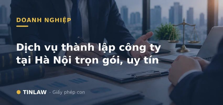 Dịch vụ thành lập công ty trọn gói