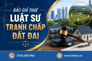 giá thuê luật sư tranh chấp đất đai bao nhiêu tiền