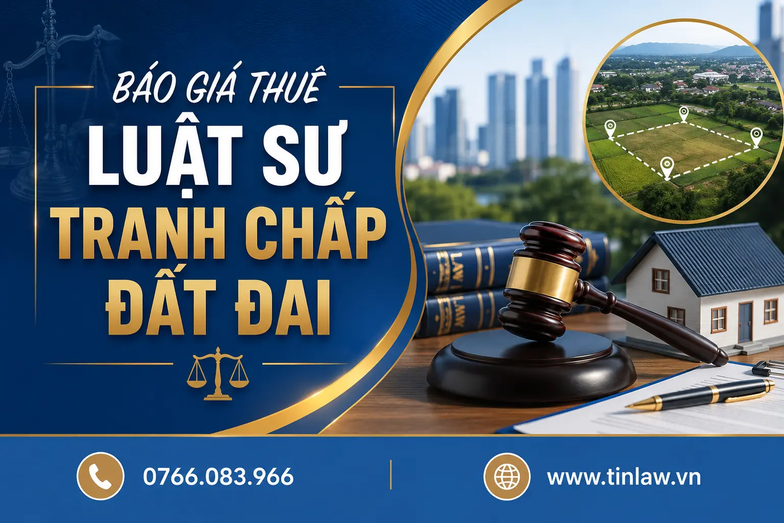 Chi phi thuê Luật sư tranh chấp đất đai – Báo giá trọn gói