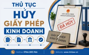 Thủ tục hủy giấy phép kinh doanh chi tiết