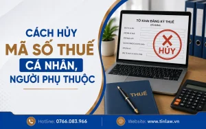 Cách hủy mã số thuế cá nhân, người phụ thuộc