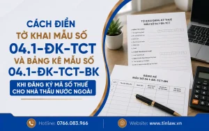 Cách điền tờ khai mẫu số 04.1-ĐK-TCT