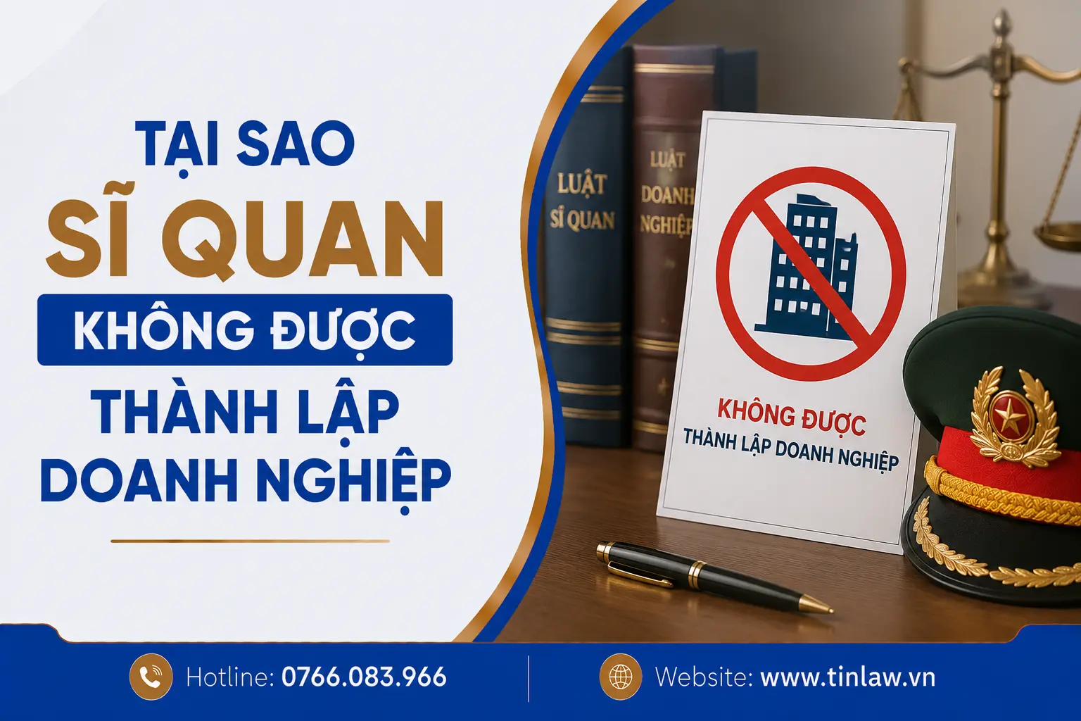 Tại sao sĩ quan không được thành lập doanh nghiệp?