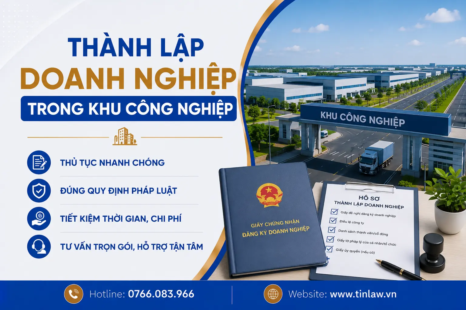 Thành lập doanh nghiệp trong khu công nghiệp
