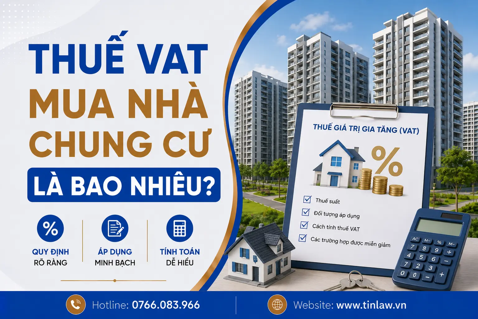 Thuế VAT mua nhà chung cư là bao nhiêu?