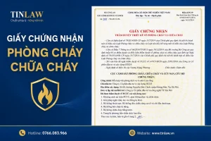 giấy chứng nhận phòng cháy chữa cháy