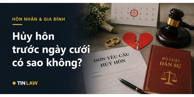 Hủy hôn trước ngày cưới có sao không?
