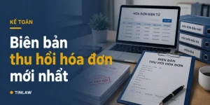 Biên bản thu hồi hóa đơn mới nhất