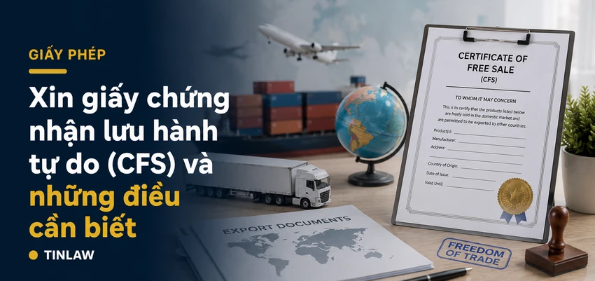 Thủ tục xin cấp Giấy chứng nhận lưu hành tự do (CFS) 2026