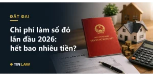 Chi phí làm sổ đỏ lần đầu