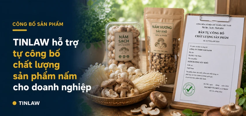 Thủ tục, hồ sơ tự công bố sản phẩm nấm cho doanh nghiệp