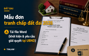 Mẫu đơn tranh chấp đất đai