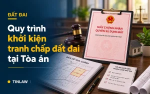 Khởi kiện tranh chấp đất đai tại tòa 2026