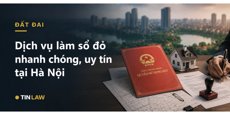 Dịch vụ làm sổ đỏ nhanh chóng, uy tín tại Hà Nội | TINLAW