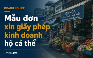 Mẫu đơn kinh doanh hộ cá thể