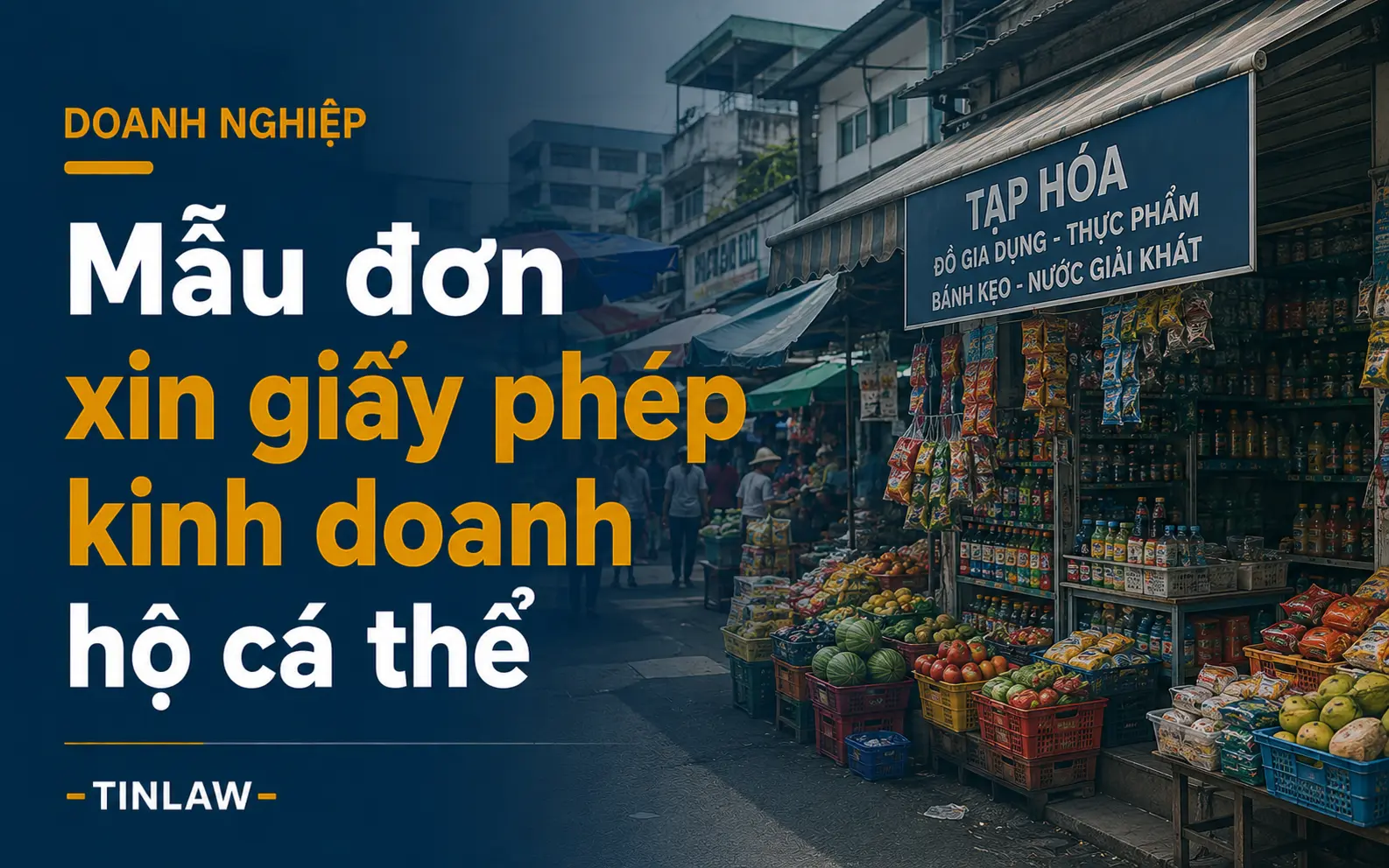 Mẫu đơn xin giấy phép kinh doanh hộ cá thể