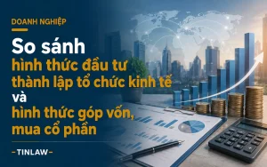 So sánh hình thức đầu tư thành lập tổ chức kinh tế và hình thức góp vốn, mua cổ phần