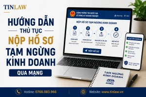 Tạm ngừng kinh doanh qua mạng