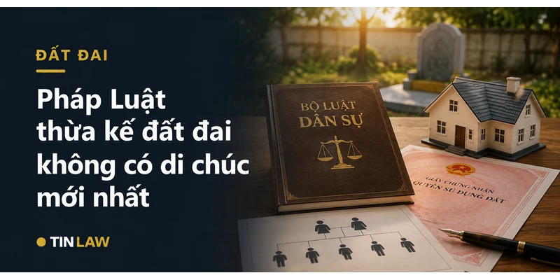 Pháp Luật thừa kế đất đai không có di chúc mới nhất 2026