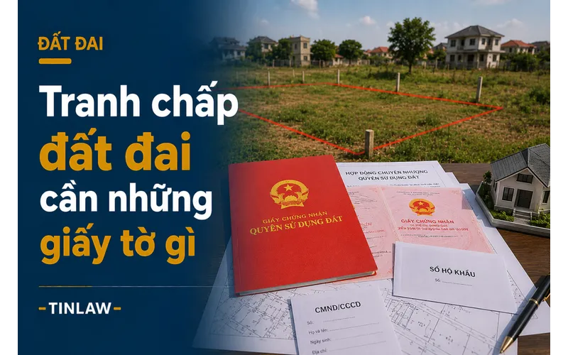 Tranh chấp đất đai cần những giấy tờ gì