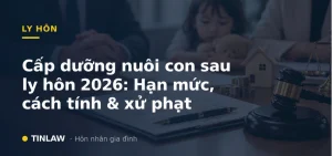 Cấp dưỡng cho con sau ly hôn