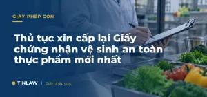 Cấp lại giấy phép vệ sinh an toàn thực phẩm