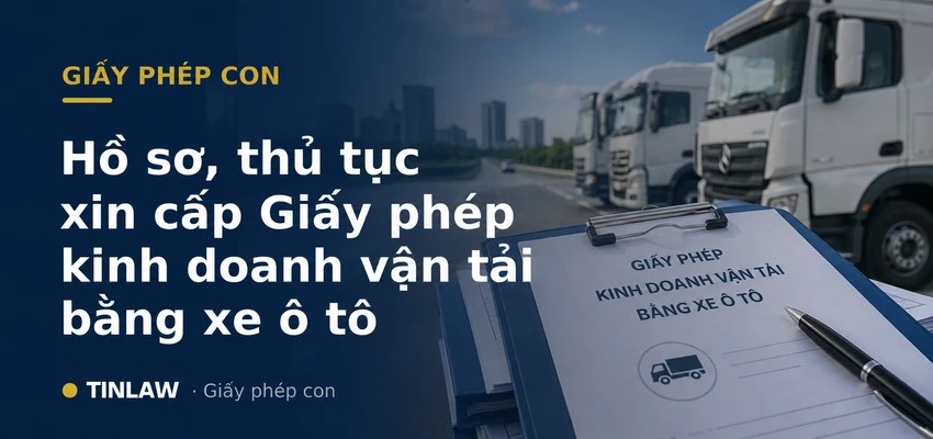 Thủ tục xin giấy phép kinh doanh vận tải bằng xe ô tô 2026
