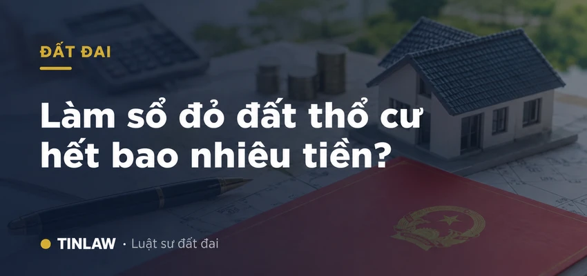 Làm Sổ Đỏ Đất Thổ Cư Hết Bao Nhiêu Tiền?