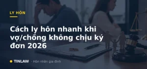 Vợ chồng không chịu ký đơn ly hôn