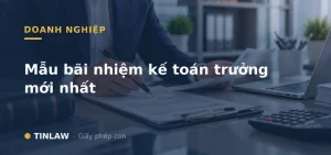 Mẫu bãi nhiệm kế toán trưởng