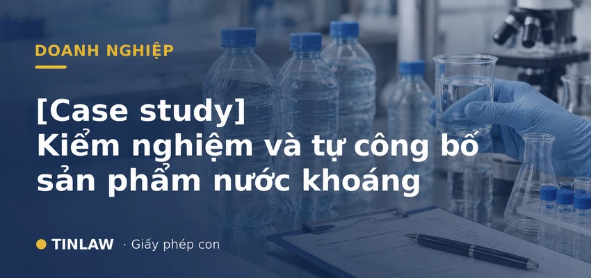 Kiểm nghiệm và công bố sản phẩm nước khoáng