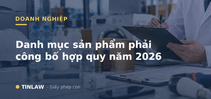 Danh mục sản phẩm phải công bố hợp quy
