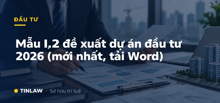 Mẫu I.2 đề xuất dự an đầu tư
